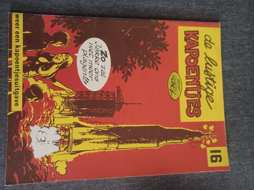 De lustige kapoentjes nr 16. Eerste druk, Hurey, Eén stripboek, Ophalen of Verzenden, Zo goed als nieuw