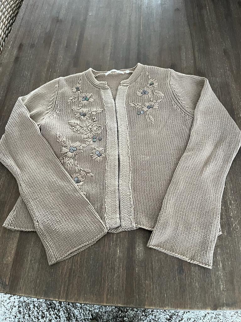 Beige Gilet,Pauline B,Small, Kleding | Dames, Jurken, Beige, Pauline B., Ophalen of Verzenden, Maat 36 (S)