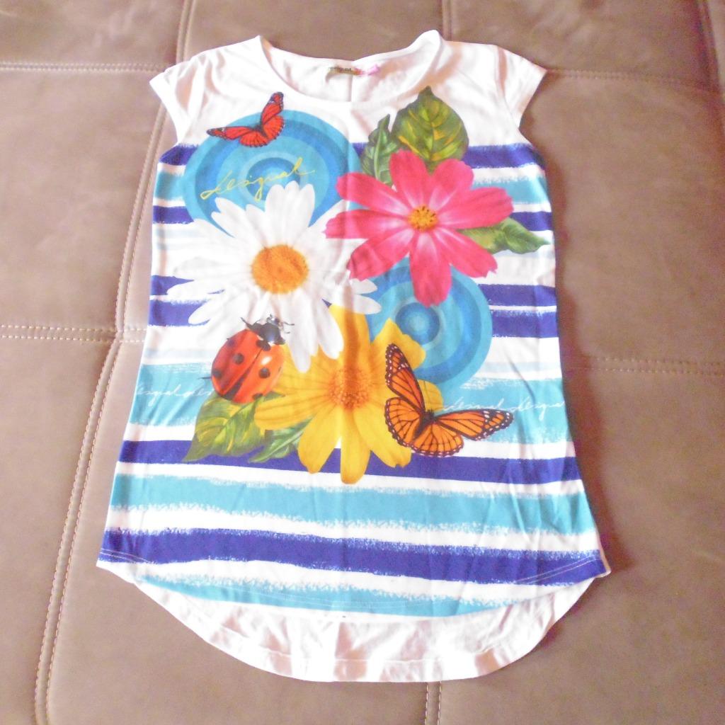 nieuwstaat desiqual t shirt 11/12 jaar, Desigual, Meisje, Ophalen of Verzenden, Zo goed als nieuw