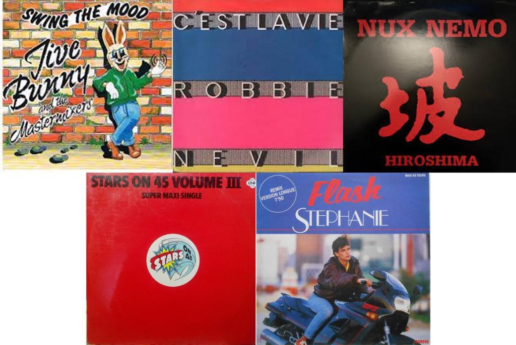 À VENDRE : LOT DE MAXIS 45T VINYLES DES 80'S (4), Enlèvement ou Envoi, Utilisé, 12 pouces