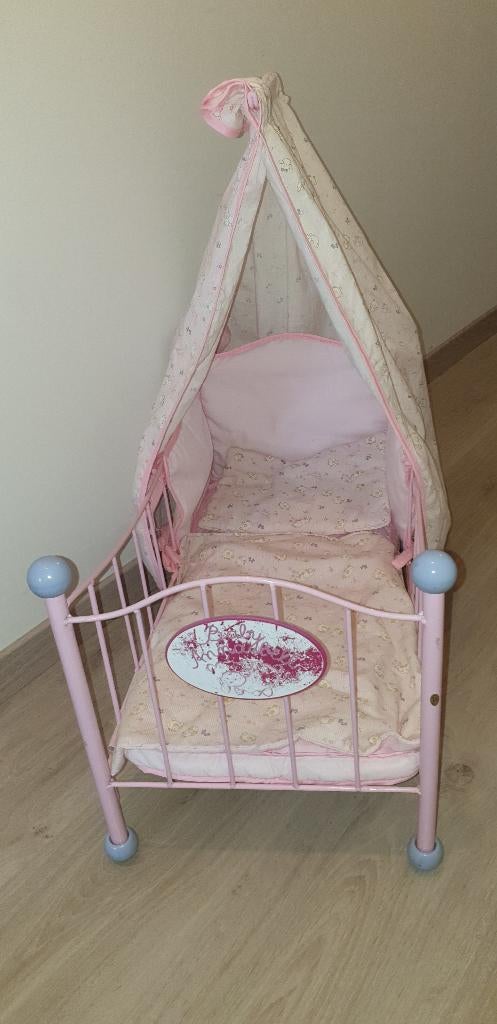 Poppenbedje in ijzer, Kinderen en Baby's, Ophalen of Verzenden, Zo goed als nieuw, Babypop