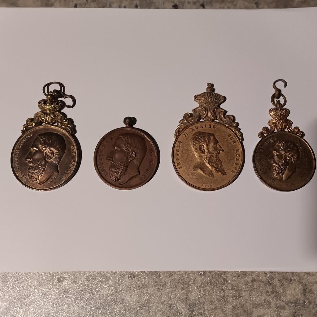 Medailles Leopold II, Verzamelen, Ophalen of Verzenden