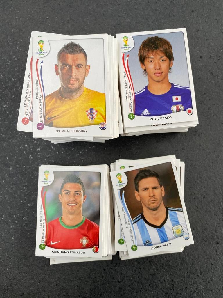 Panini FIFA World Cup Brazil 2014 lot 110 stickers, Ophalen of Verzenden, Zo goed als nieuw