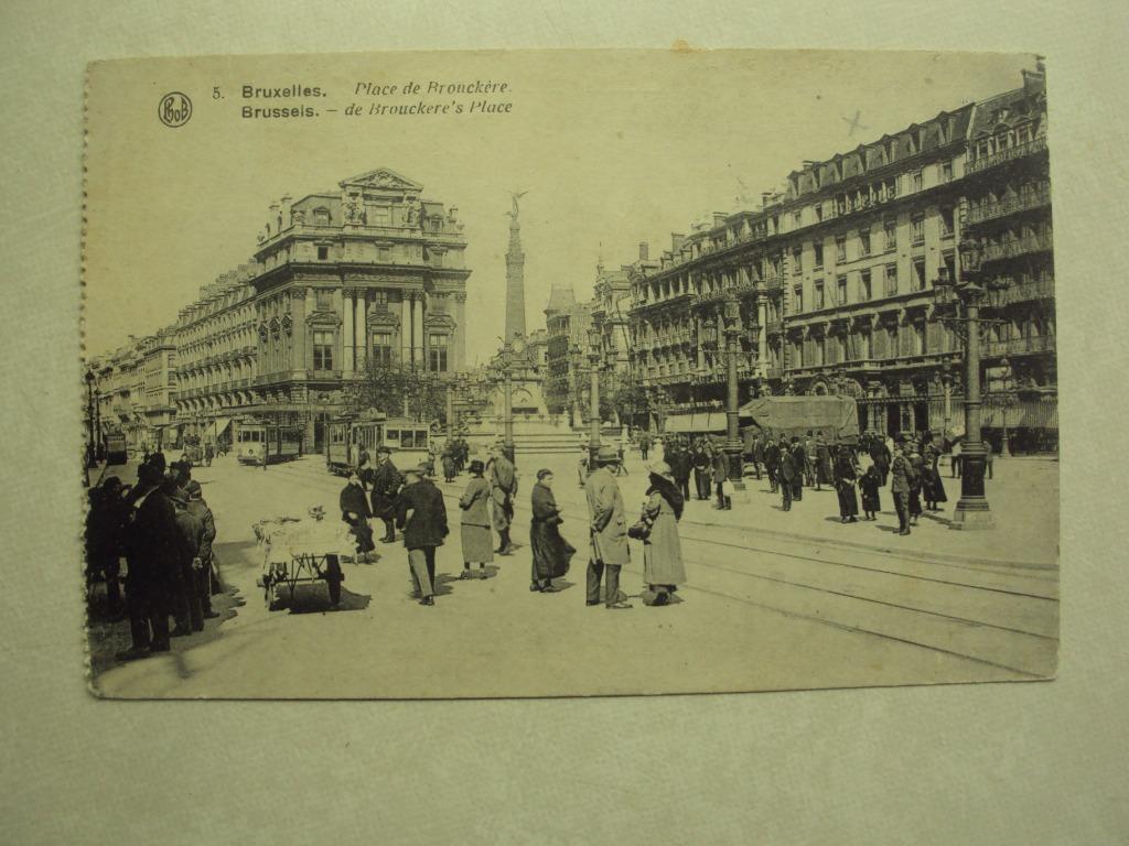 53082 - BRUXELLES - PLACE DE BROUCKERE - ZIE 2 FOTO'S, Envoi