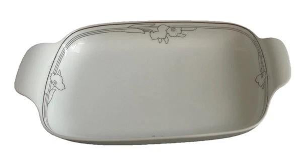 Assiette de service Hutschenreuther Tavola Siena 23 x 14 cm, Uni, Comme neuf, Balance ou Balances, Porcelaine