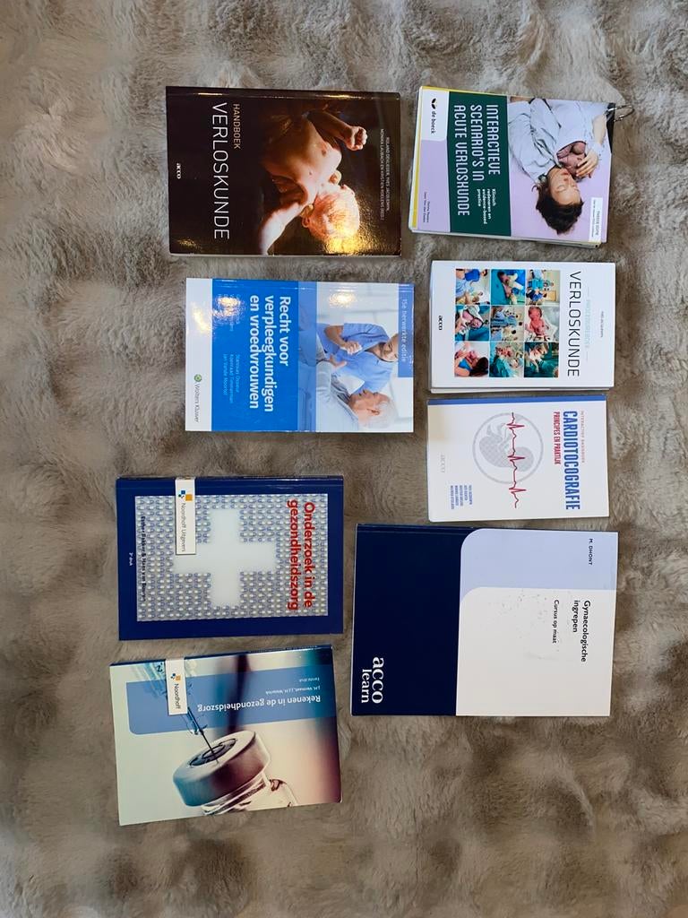 Boeken vroedkunde, Boeken, Ophalen, Zo goed als nieuw, Hoger Onderwijs