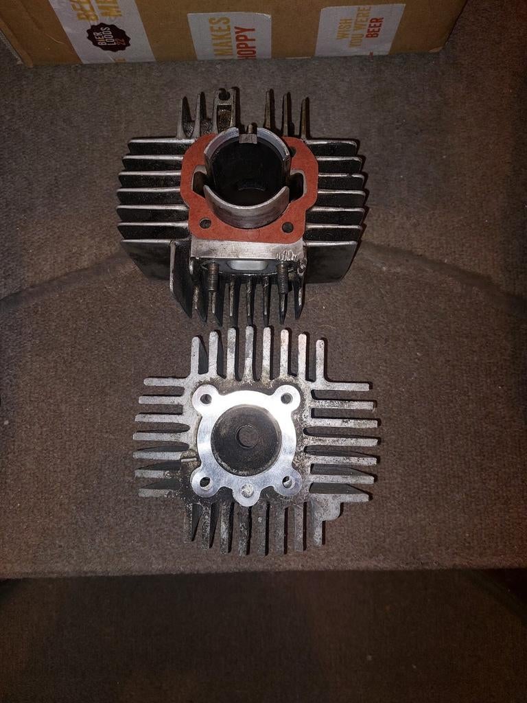 50 CC Originele Cilinder Puch Maxi + kop  en pakking 40 pu, Ophalen of Verzenden, Zo goed als nieuw