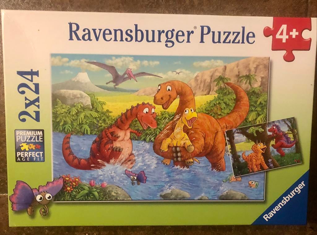 Dino Puzzel 2 maal 24, Ophalen, Zo goed als nieuw