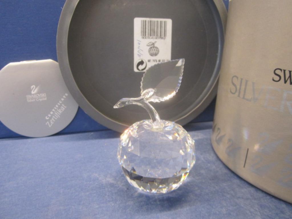 Swarovski Fonkelend fruit Appel, Enlèvement ou Envoi, Neuf, Figurine