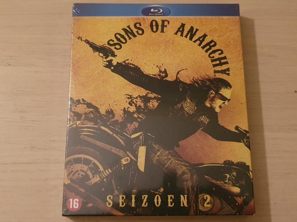 Sons of Anarchy Seizoen 2 3 Blu-ray-boxset op dvd, Ophalen of Verzenden, Nieuw in verpakking, Tv en Series, Boxset