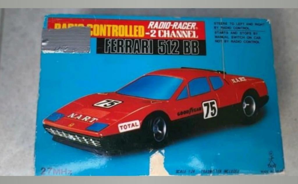 Ferrari 512 avec télécommande, années 1980, PAIYO, Enlèvement ou Envoi, Comme neuf