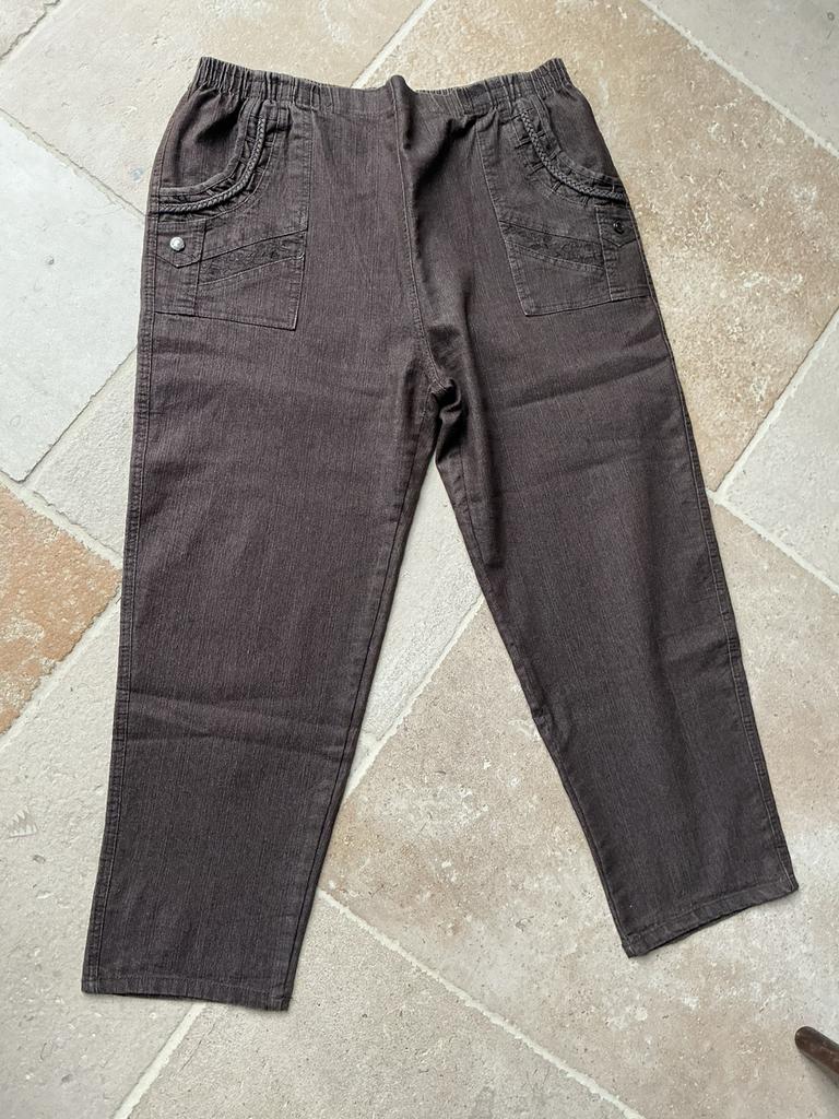 Jean marron pour femme, taille 48, Enlèvement ou Envoi, Porté