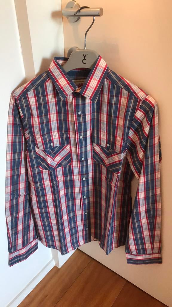 Hemd geruit AO, Overhemd of Blouse, Ophalen of Verzenden, Zo goed als nieuw, Jongen