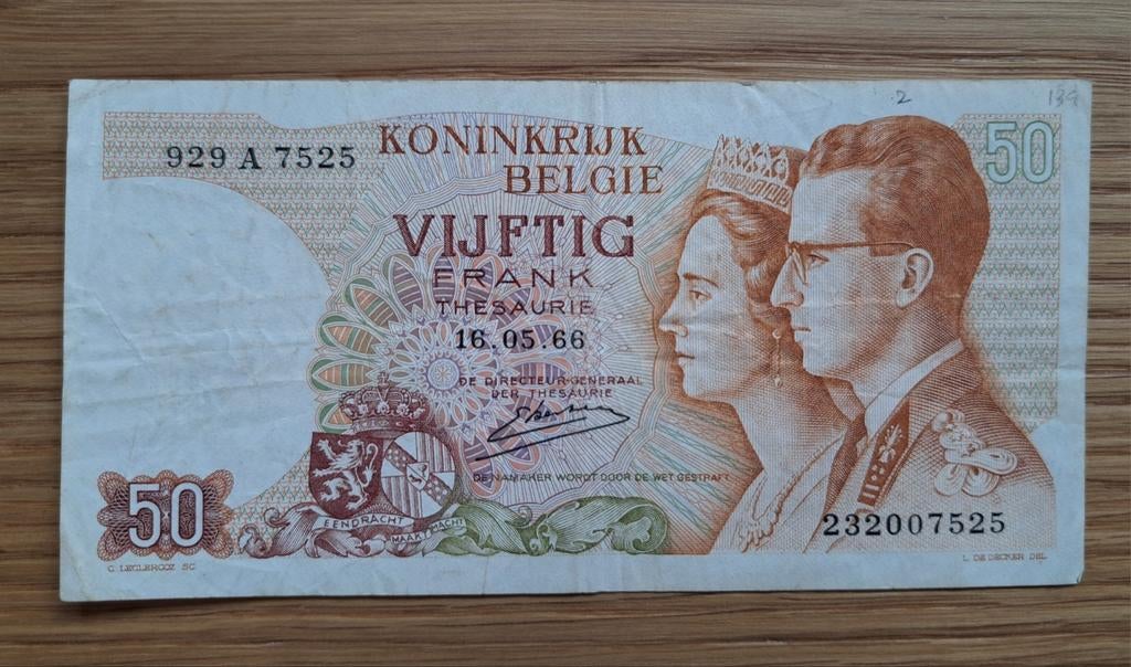 50 francs belges, Enlèvement ou Envoi