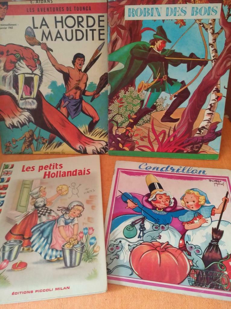 Cendrillon, Robin des bois, Les petites hollandaises, Tounga, Enlèvement ou Envoi, Comme neuf