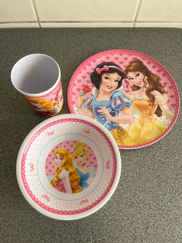 Melamine eetset Disney Princess, Verzamelen, Ophalen of Verzenden, Servies