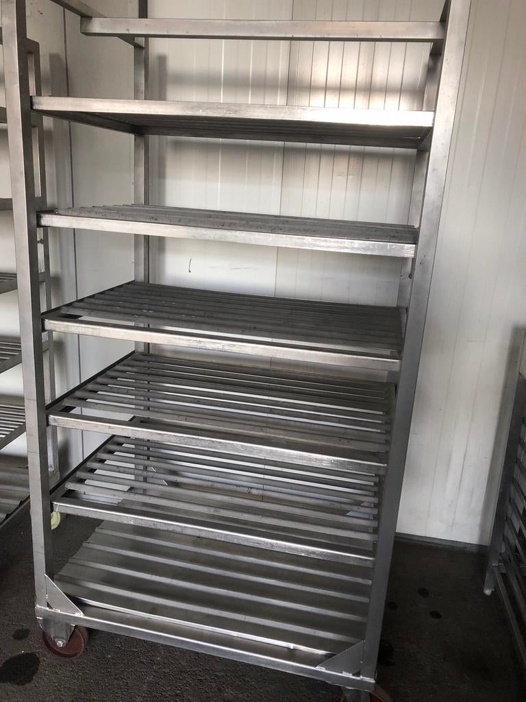 Rekken volledig inox, Ophalen