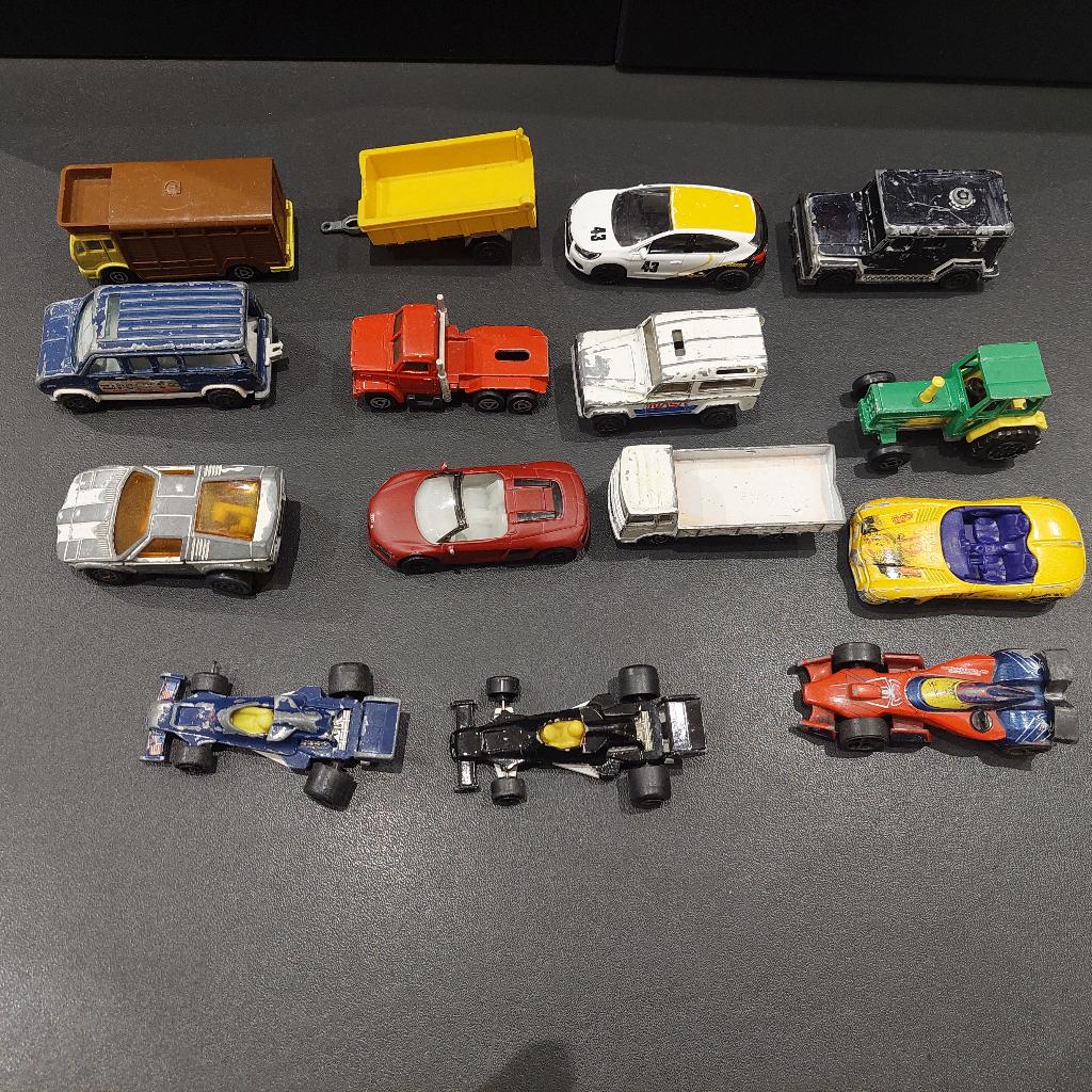 LOT 15 modelauto's - majorette, Kinderen en Baby's, Speelgoed |Speelgoedvoertuigen, Ophalen of Verzenden, Gebruikt