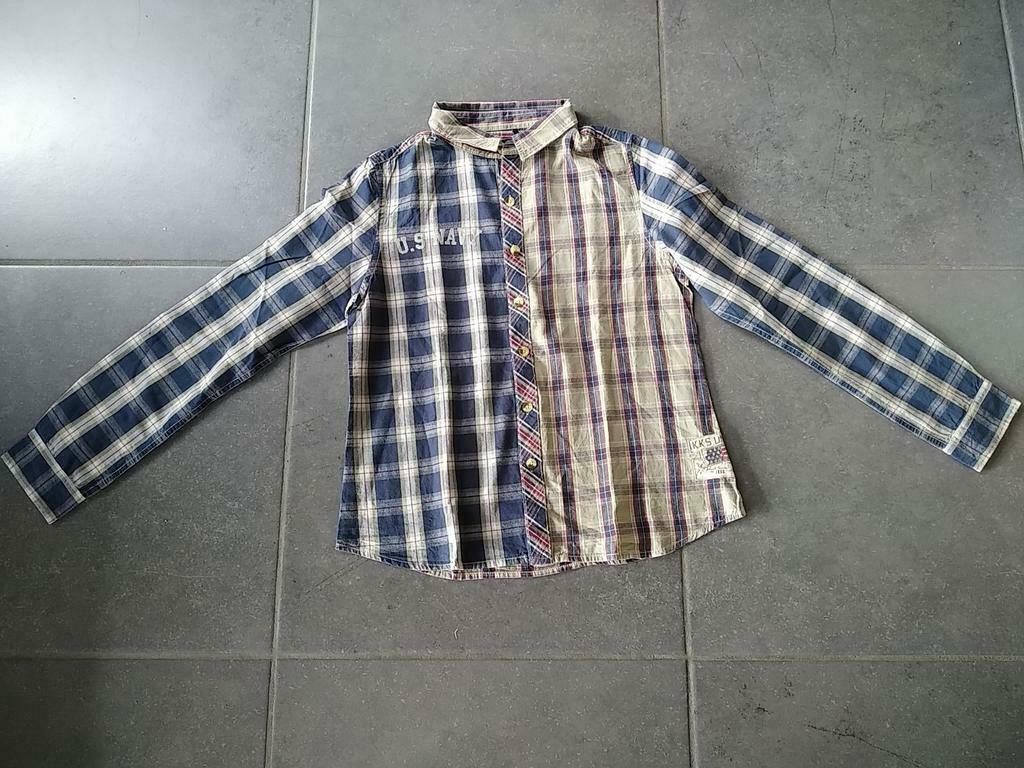 Geruit hemd - IKKS - maat 150, Ophalen, IKKS, Overhemd of Blouse, Zo goed als nieuw