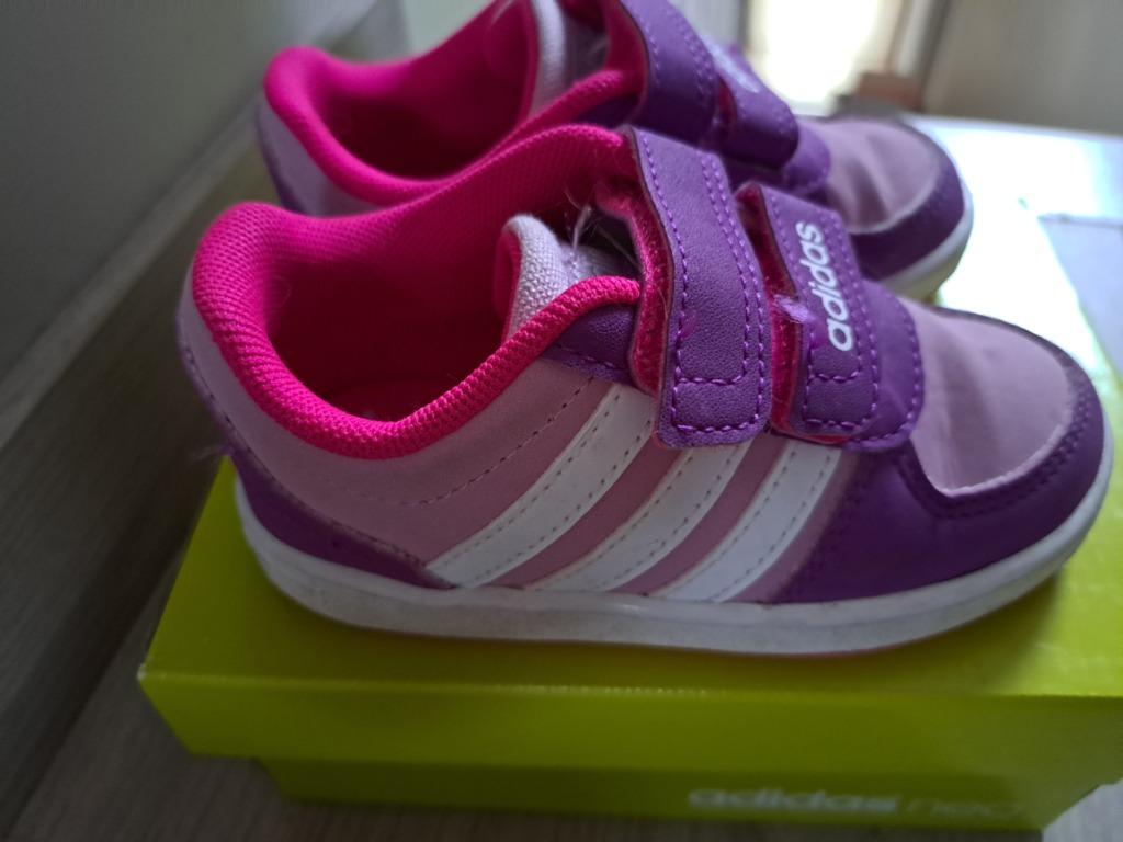 Adidas sportschoentjes maat 23 paars / roze meisjes, Adidas, Enlèvement ou Envoi, Comme neuf, Chaussures de sport