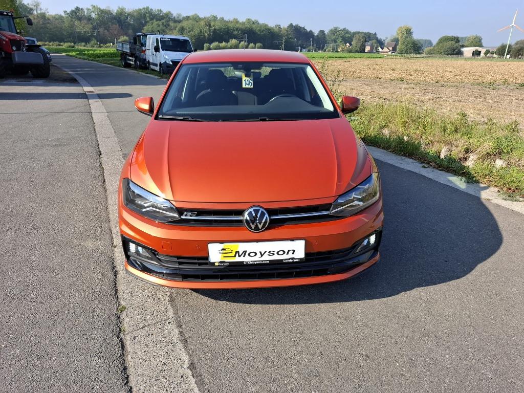 Volkswagen Polo 1.0 Benzine R-line - 12 maanden garantie, Auto's, Voorwielaandrijving, Stof, Overige kleuren, Bedrijf