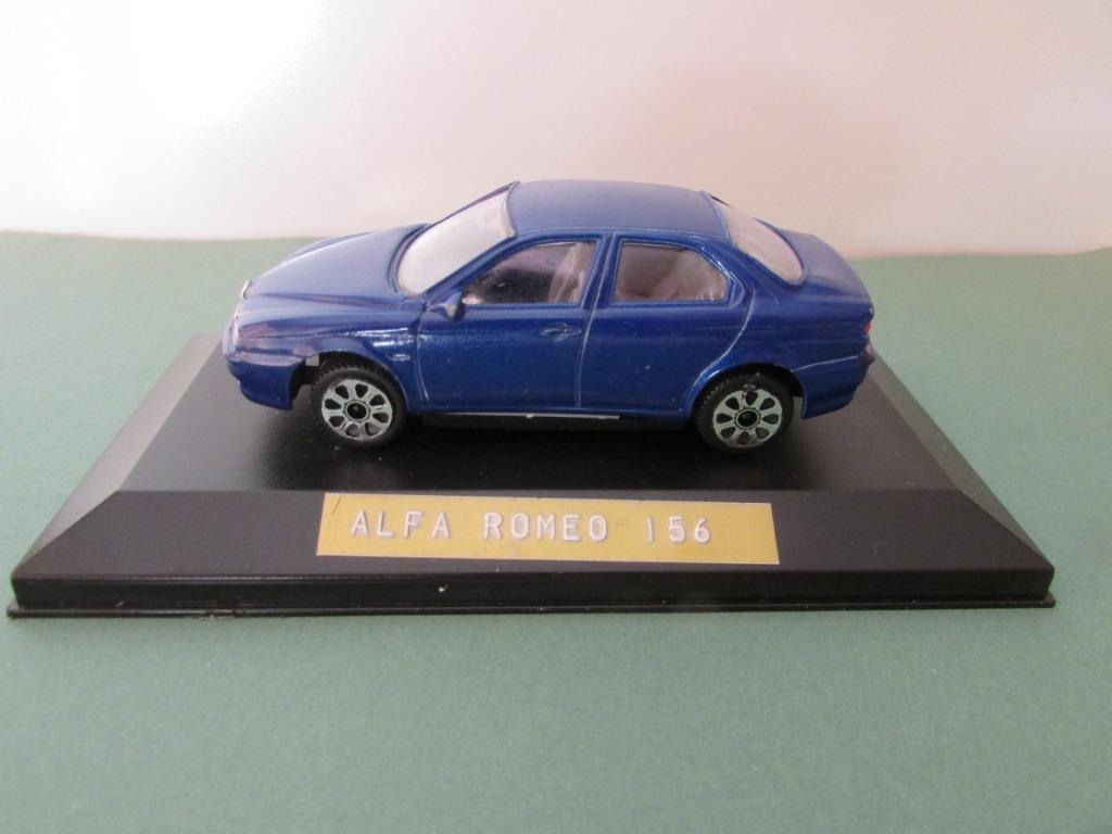 ALFA ROMEO 156 BLEU, Hobby & Loisirs créatifs, Voitures miniatures | 1:43, Enlèvement ou Envoi, Comme neuf, Voiture, Autres marques