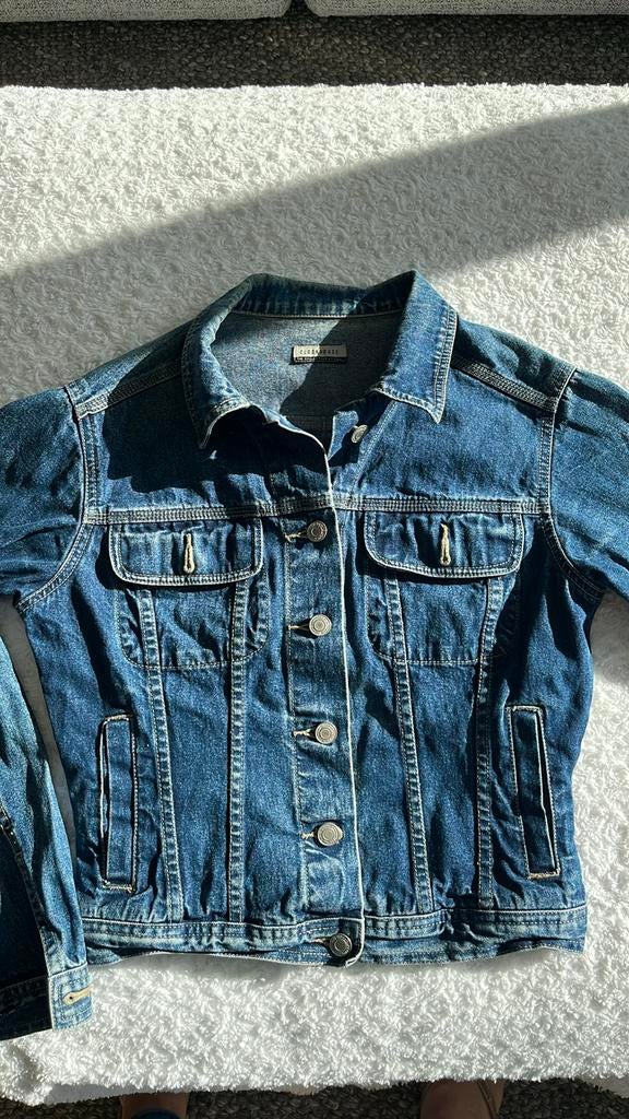 JEANSJAS maat 38 ZEER GOEDE STAAT, Ophalen of Verzenden, Gedragen, Maat 38/40 (M), Blauw