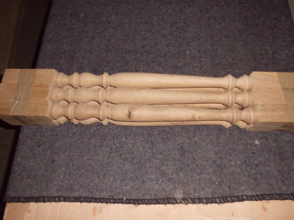 Te koop gedraaide trapbalusters in eik, Ophalen, 25 tot 50 mm, Eiken, Nieuw