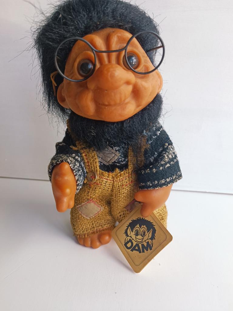 DAM vintage trollenpop 1977— Gemaakt in Denemarken, Verzamelen, Ophalen of Verzenden, Pop