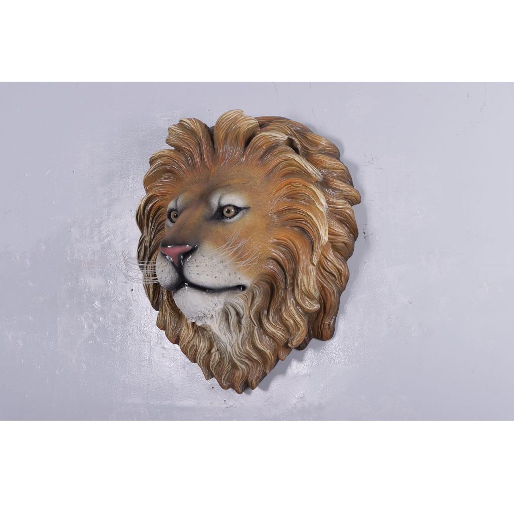 Tête de roi lion — Décoration murale — Hauteur du lion 66 cm, Enlèvement, Neuf