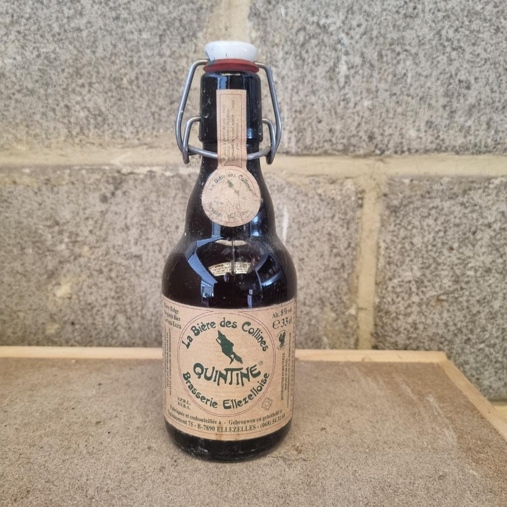 Bouteille de bière Quintine, Collections, Enlèvement ou Envoi, Utilisé, Bouteille(s), Autres marques