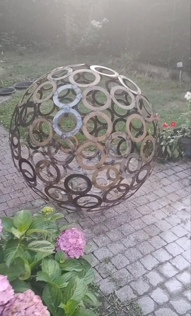 Metal Sphere 1m, Tuin en Terras, Ophalen, Nieuw