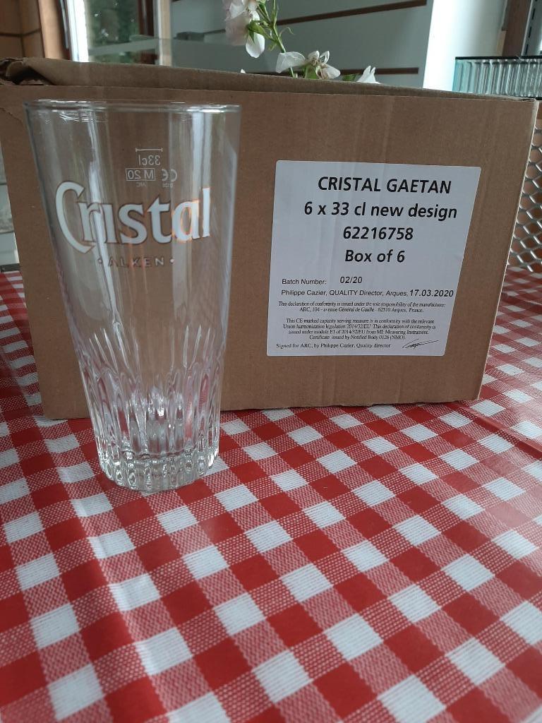 Cristal bierglazen 0,33 l, Enlèvement, Neuf, Verre à bière