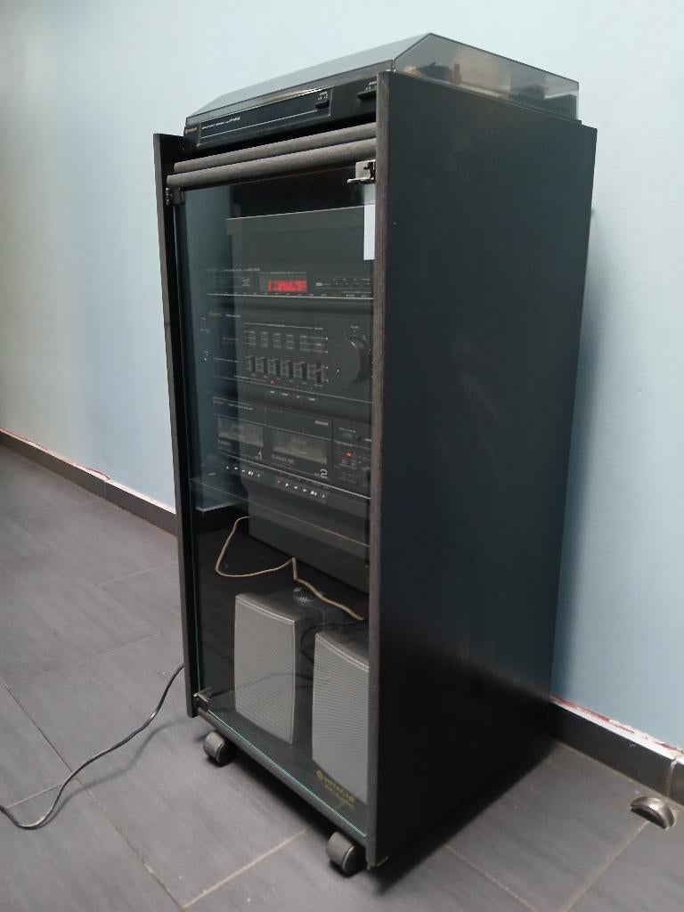 Chaine hifi Hitachi vintage, Ophalen, Gebruikt, Tuner of Radio, Overige merken