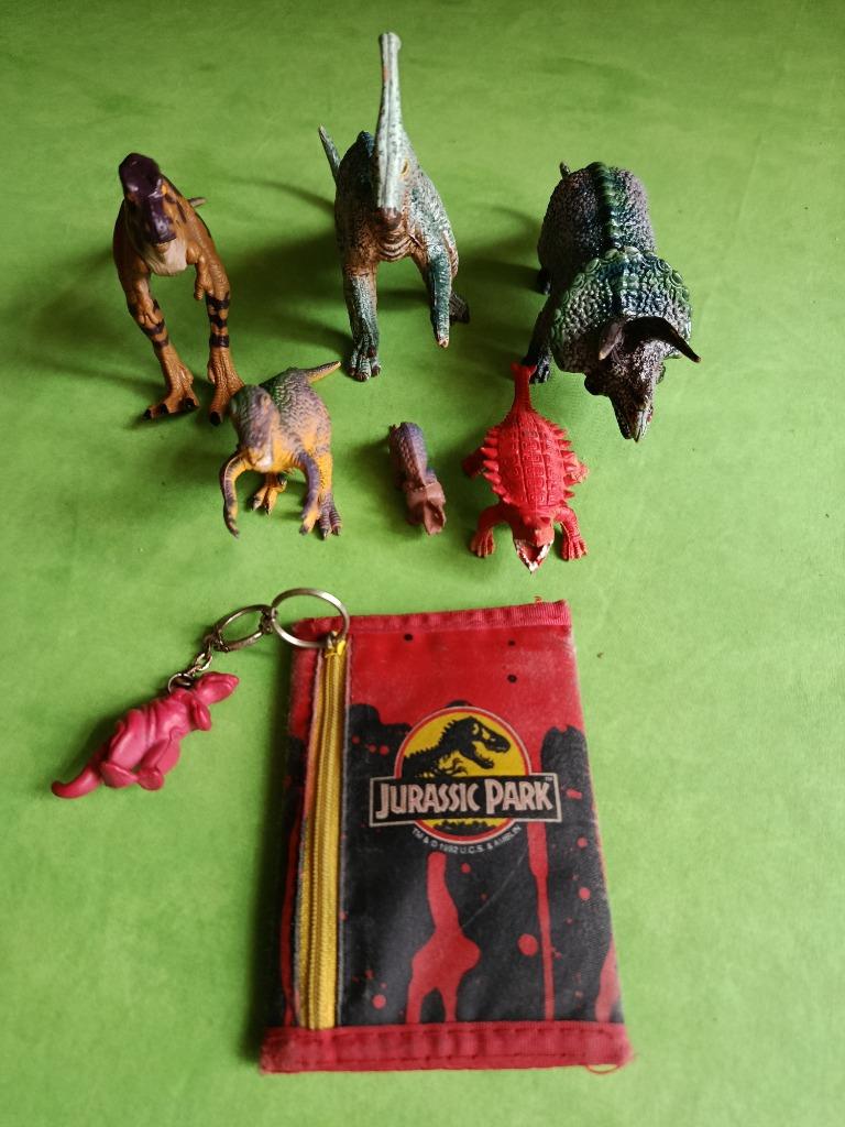 6 (3 moyennes et 3 petites) DINOSAURES pas officiel + PORT, Enlèvement ou Envoi, Utilisé