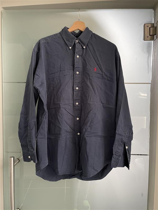 Chemise Ralph Lauren bleu foncé, Vêtements | Hommes, Chemises, Tour de cou 39/40 (M), Enlèvement ou Envoi, Ralph Lauren, Comme neuf