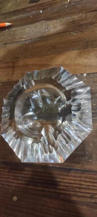 Val St Lambert asbak kristal, Ophalen
