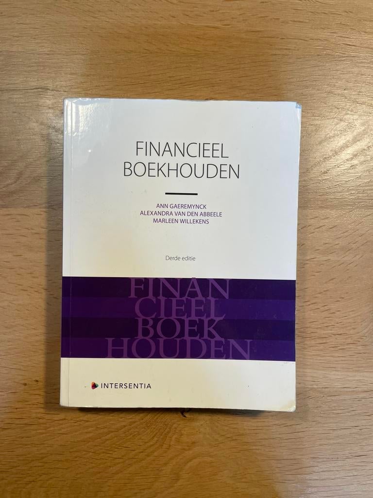 Financieel Boekhouden, Ophalen, Zo goed als nieuw