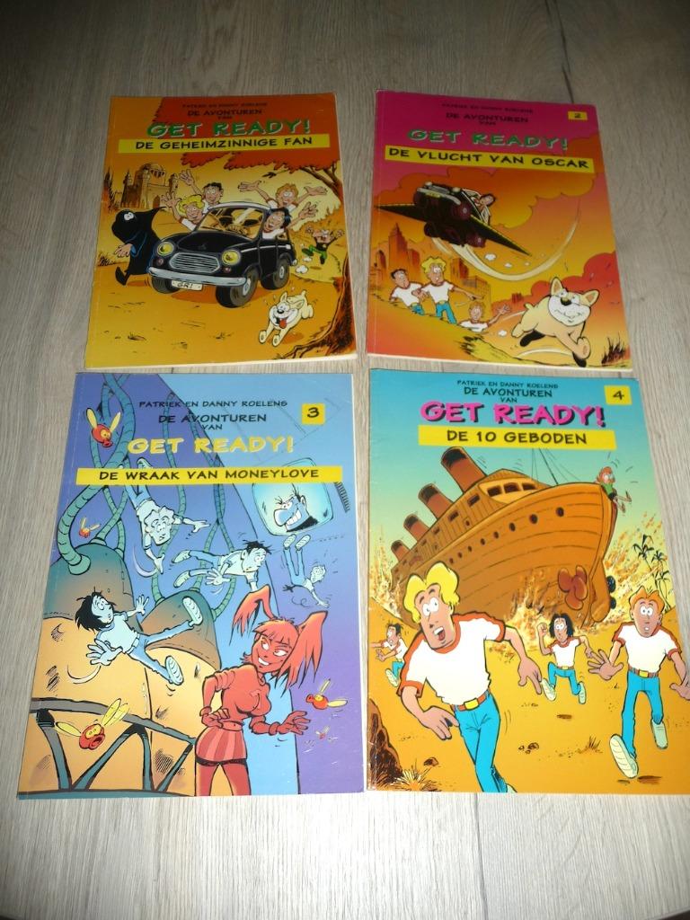 Stripverhalen - Get Ready 1 2 3 4, Boeken, Stripverhalen, Meerdere stripboeken, Ophalen of Verzenden, Zo goed als nieuw