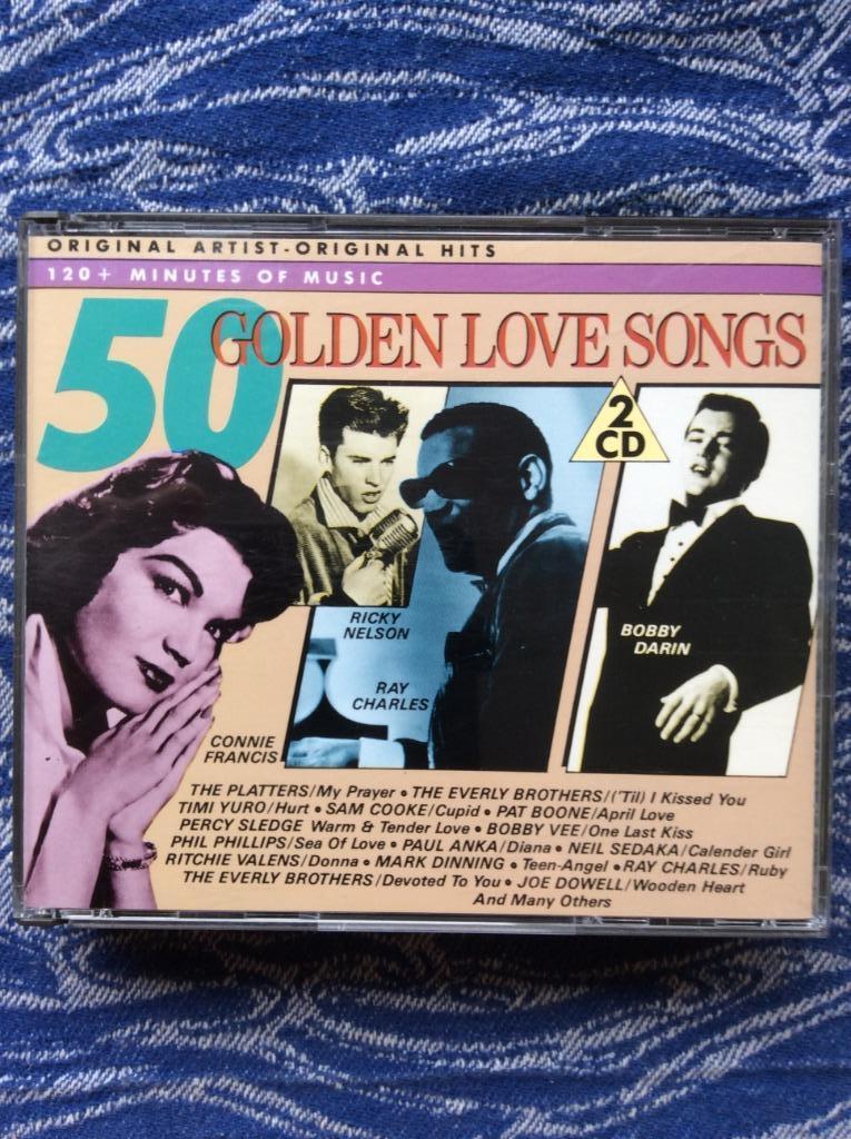 50 GOLDEN LOVE SONGS. (2CDs)., CD & DVD, Enlèvement ou Envoi, Comme neuf