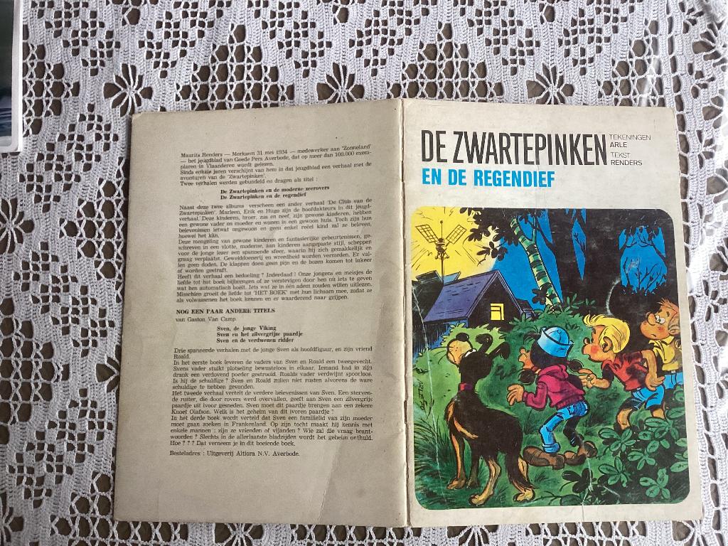 Oude strip 1970 De Zwartepinken Altiora Averbode, Boeken, Ophalen of Verzenden, Gelezen