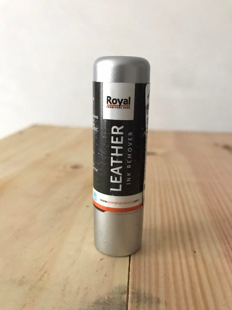 Leather ink remover