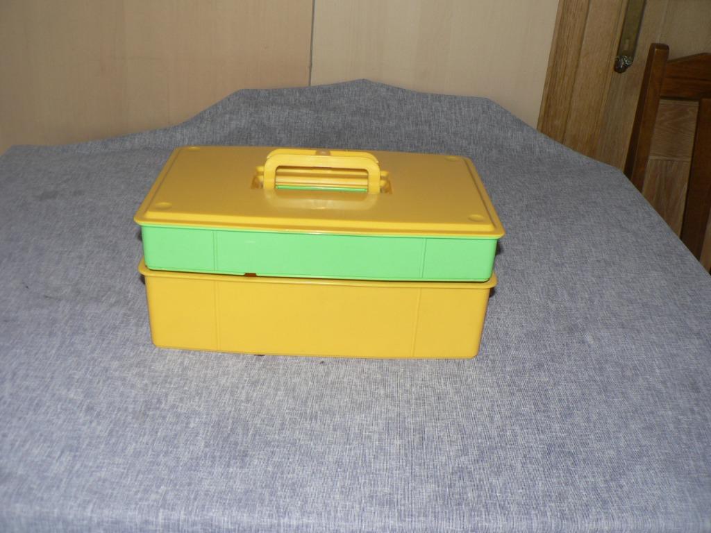 retro naaikastje opbergkistje opbergdoos  DBP Antwerp, Ophalen, Huis en Inrichting