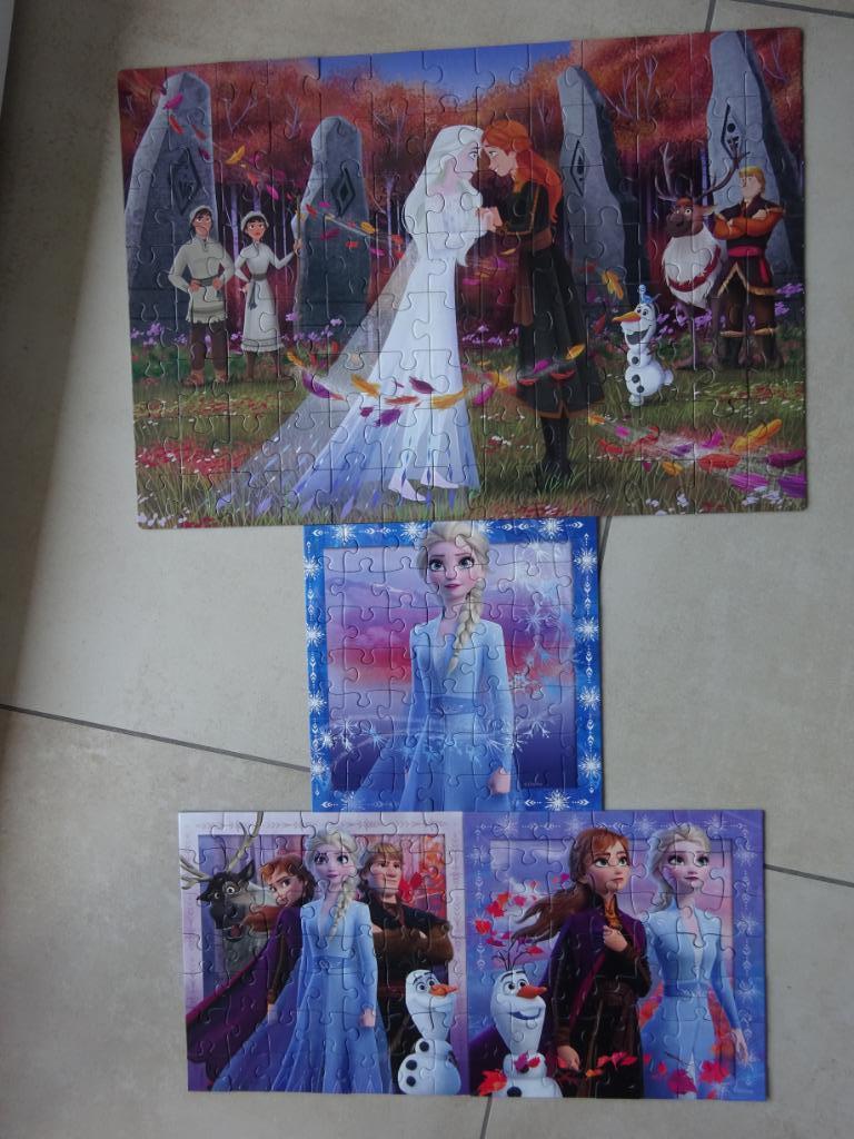4 puzzles Disney 5+ et 6+, Ophalen, Zo goed als nieuw