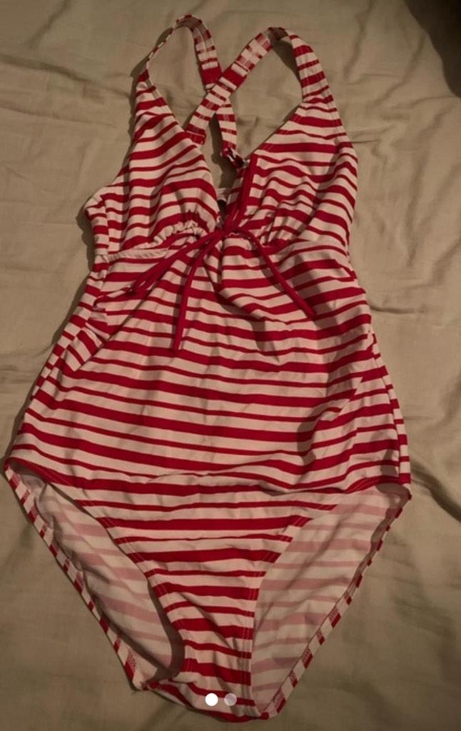 Zwangerschapsbadpak maat S, Kleding | Dames, Zwangerschapskleding, Mamalicious, Ophalen of Verzenden, Maat 36 (S), Gedragen