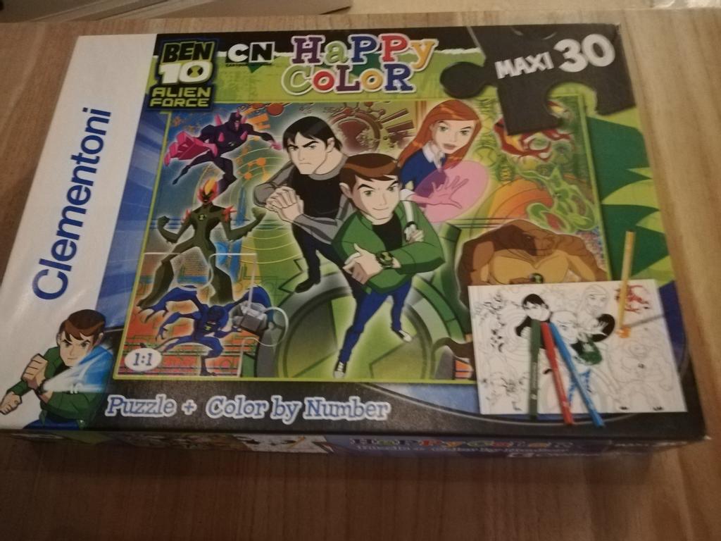 Puzzel Ben 10 / maxi30 / clementoni / Happy Color, Ophalen of Verzenden, Zo goed als nieuw
