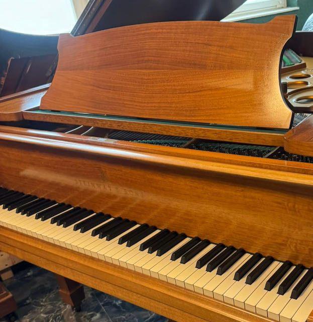 Piano à queue Steinway And Sons, vleugel piano., Enlèvement, Utilisé, Brun, Piano