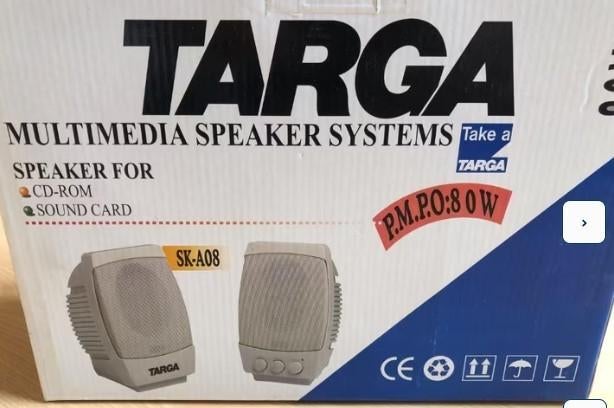 TARGA SK-AO8 pc luidsprekers (NIEUW), Computers en Software, Ophalen, Nieuw, Audiokanaal 2, TARGA