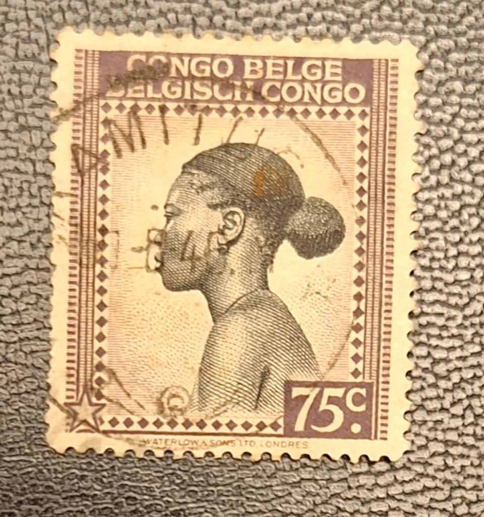 Postzegel Belgisch Congo OBP 256, Ophalen of Verzenden, Gestempeld, Gestempeld