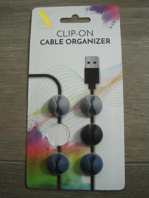 kabel clips - clip-on cable organizer - 5 stuks, Ophalen of Verzenden, Nieuw